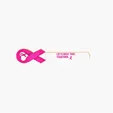 Ribbon-Shaped Emery Board for Breast Cancer Awareness